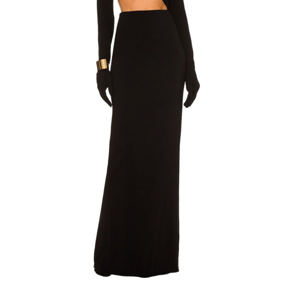 Monot Column Skirt Black - Picture 2 of 12